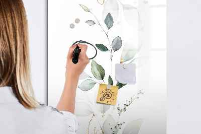 Magnetic dry erase board Stylish board for photos and notes