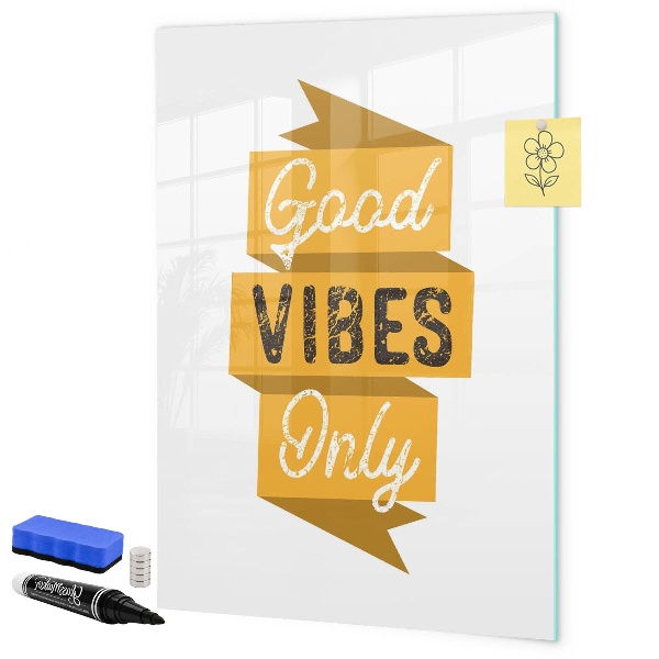 Dry erase board magnetic Creative board for photos and notes