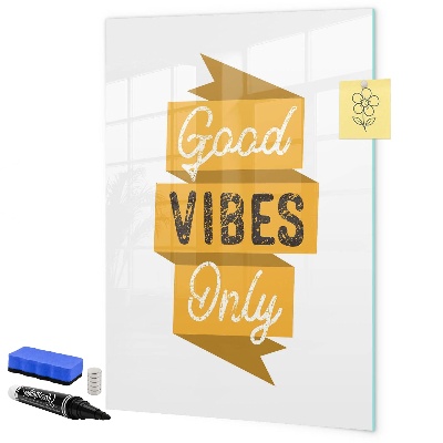 Dry erase board magnetic Creative board for photos and notes