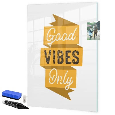 Dry erase board magnetic Creative board for photos and notes