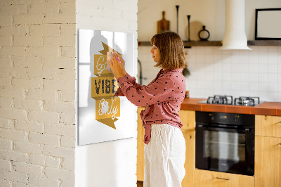 Dry erase board magnetic Creative board for photos and notes