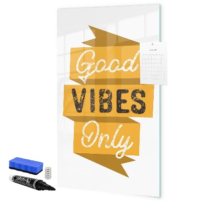 Dry erase board magnetic Creative board for photos and notes