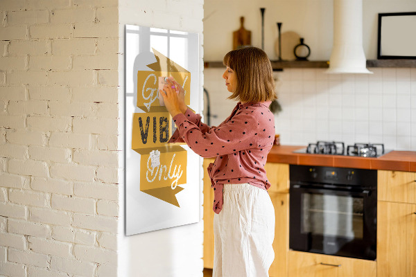 Dry erase board magnetic Creative board for photos and notes