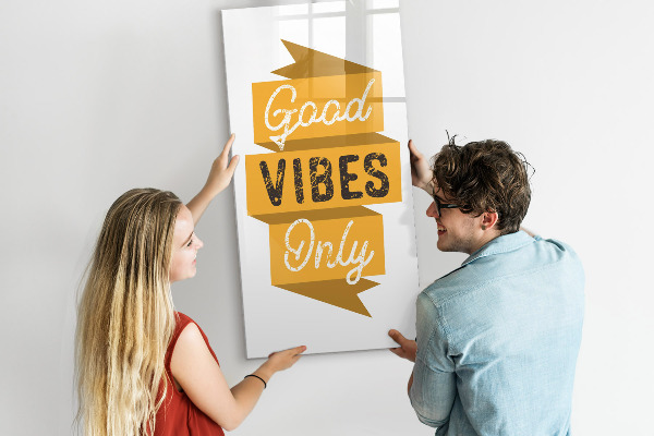 Dry erase board magnetic Creative board for photos and notes