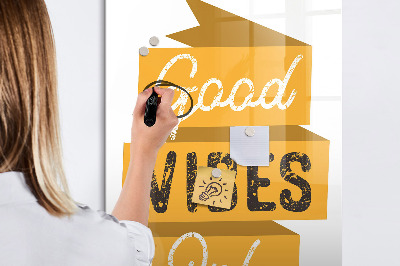 Dry erase board magnetic Creative board for photos and notes