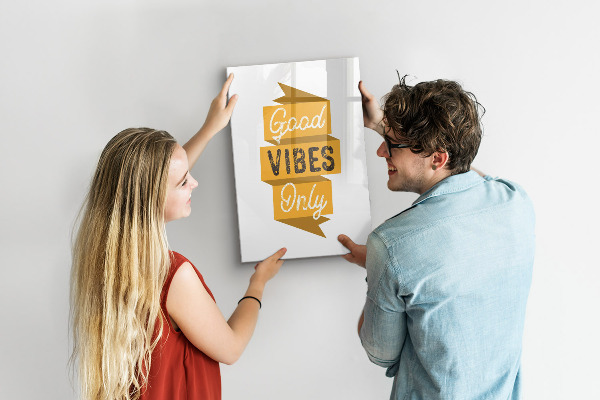 Dry erase board magnetic Creative board for photos and notes