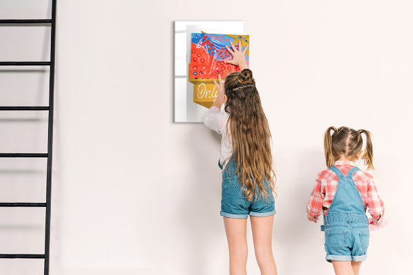 Dry erase board magnetic Creative board for photos and notes