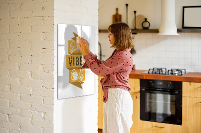 Dry erase board magnetic Creative board for photos and notes