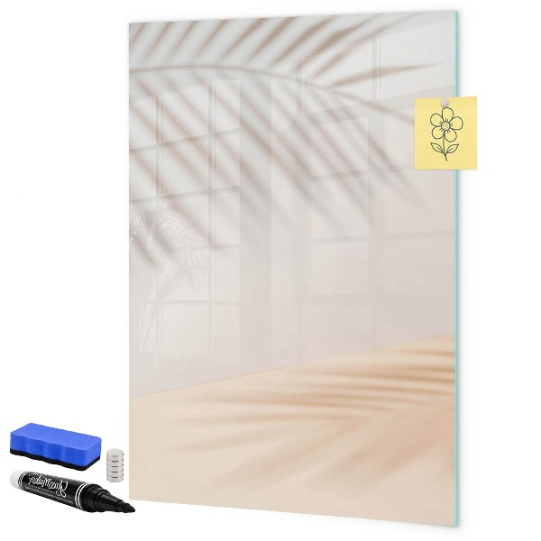 Dry erase board magnetic Note and photo board
