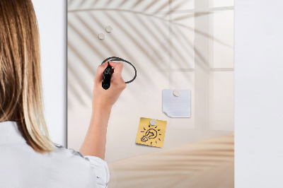 Dry erase board magnetic Note and photo board