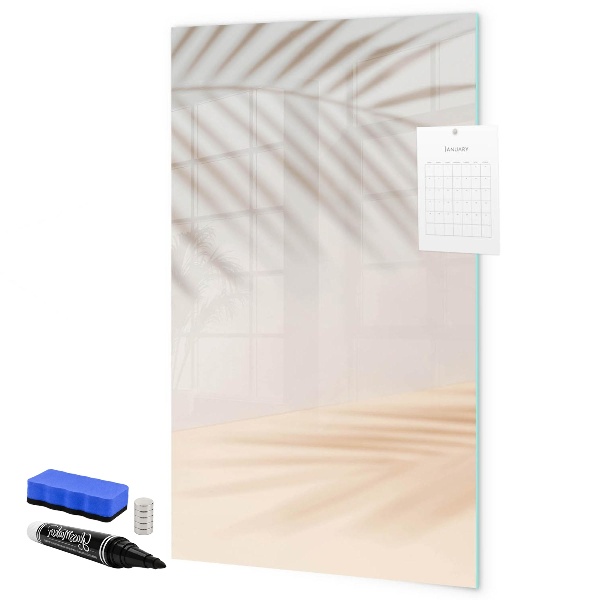 Dry erase board magnetic Note and photo board