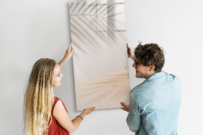 Dry erase board magnetic Note and photo board