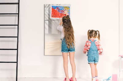 Dry erase board magnetic Note and photo board