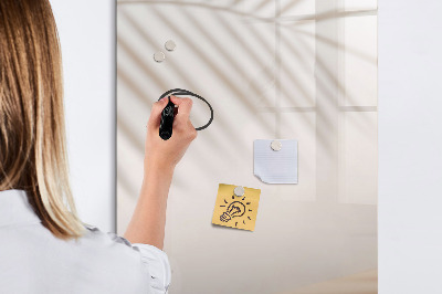 Dry erase board magnetic Note and photo board