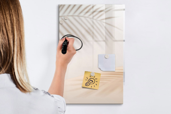 Dry erase board magnetic Note and photo board