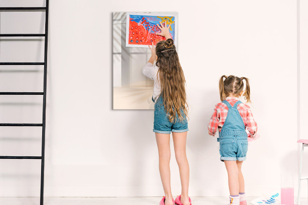 Dry erase board magnetic Note and photo board