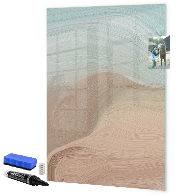 Dry erase board magnetic A colorful board for notes and photos
