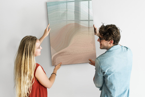 Dry erase board magnetic A colorful board for notes and photos