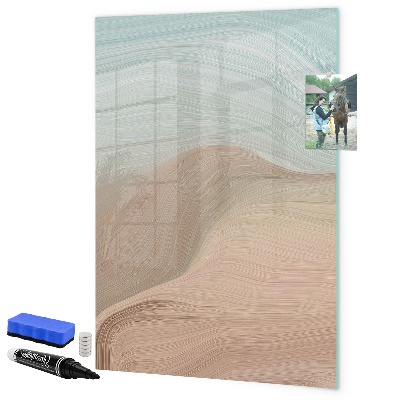 Dry erase board magnetic A colorful board for notes and photos