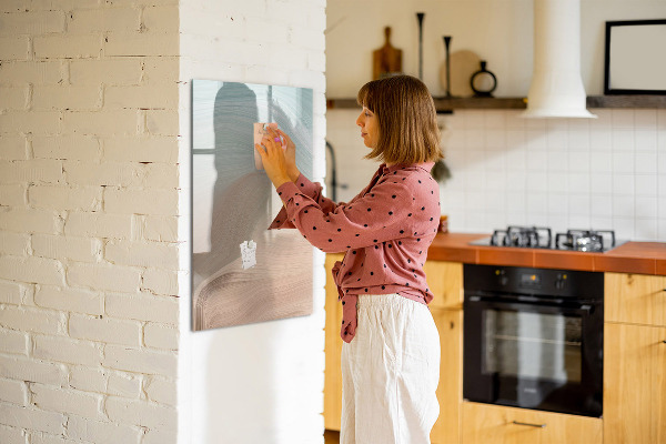 Dry erase board magnetic A colorful board for notes and photos
