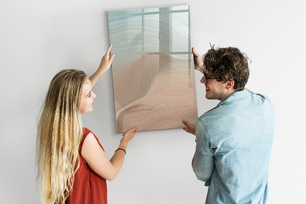 Dry erase board magnetic A colorful board for notes and photos
