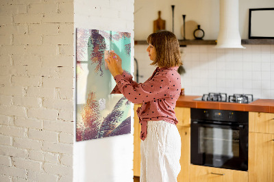 Dry erase board magnetic Creative board for photos and notes