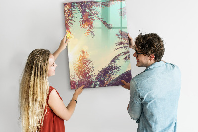 Dry erase board magnetic Creative board for photos and notes