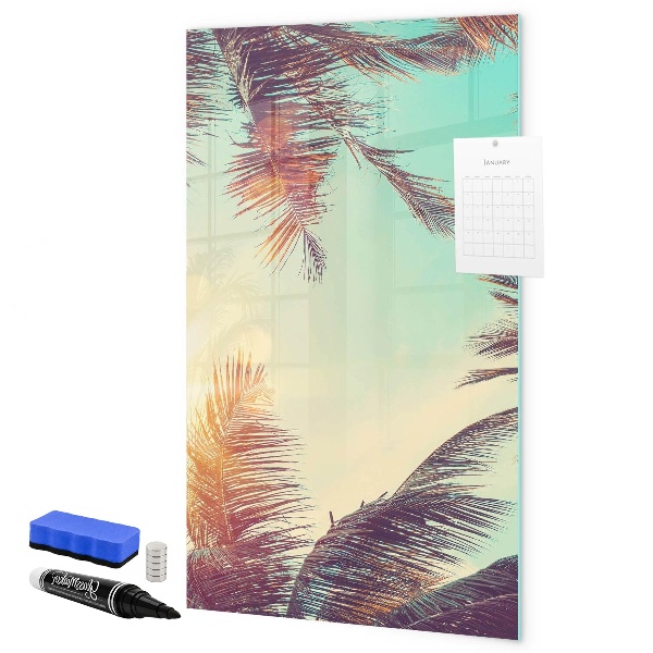 Dry erase board magnetic Creative board for photos and notes