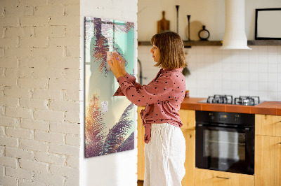 Dry erase board magnetic Creative board for photos and notes