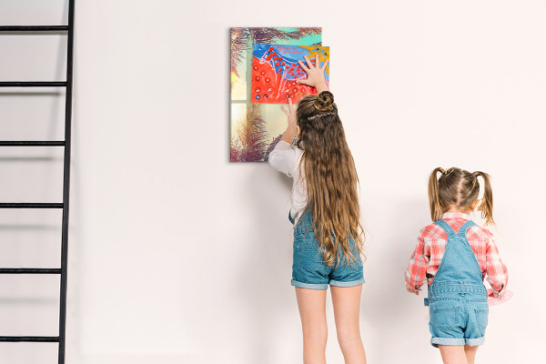Dry erase board magnetic Creative board for photos and notes