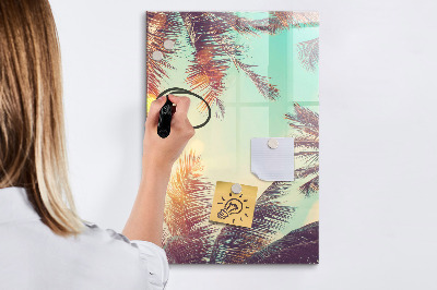 Dry erase board magnetic Creative board for photos and notes