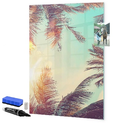 Dry erase board magnetic Creative board for photos and notes
