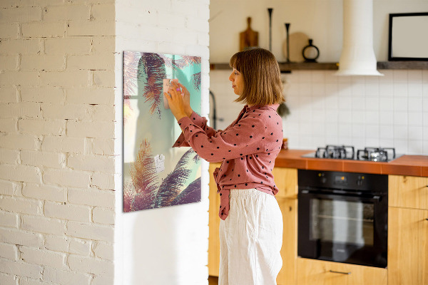 Dry erase board magnetic Creative board for photos and notes