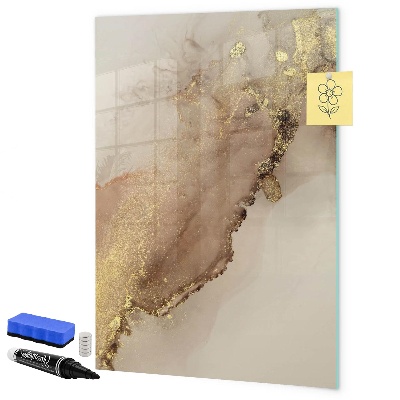 Dry erase board magnetic Stylish board for photos and notes
