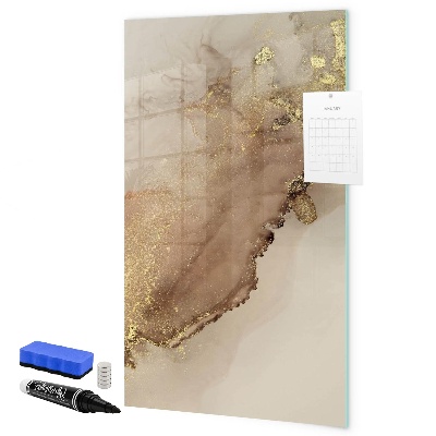 Dry erase board magnetic Stylish board for photos and notes