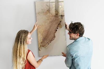 Dry erase board magnetic Stylish board for photos and notes