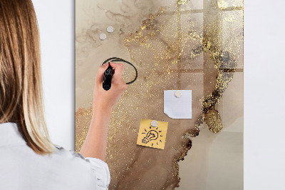 Dry erase board magnetic Stylish board for photos and notes