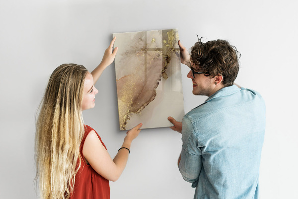 Dry erase board magnetic Stylish board for photos and notes