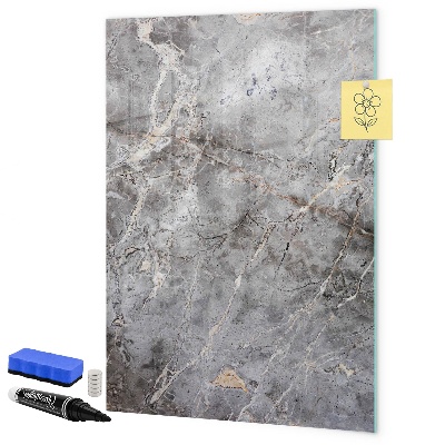 Dry erase board magnetic Memo board with magnets and photos