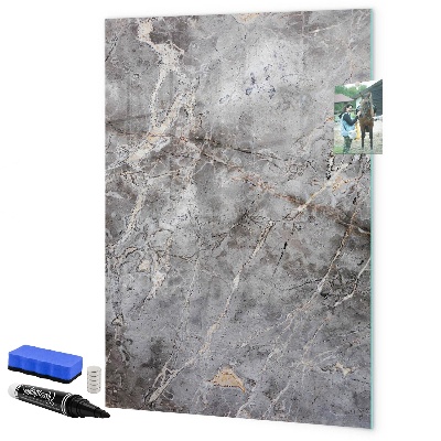 Dry erase board magnetic Memo board with magnets and photos