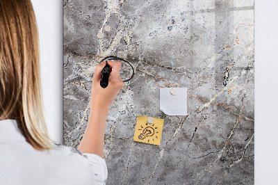 Dry erase board magnetic Memo board with magnets and photos