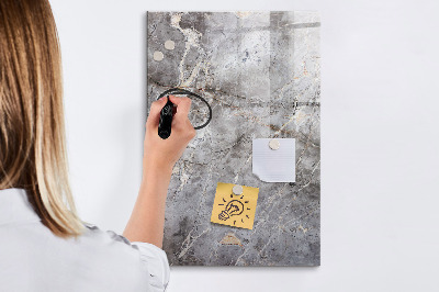 Dry erase board magnetic Memo board with magnets and photos