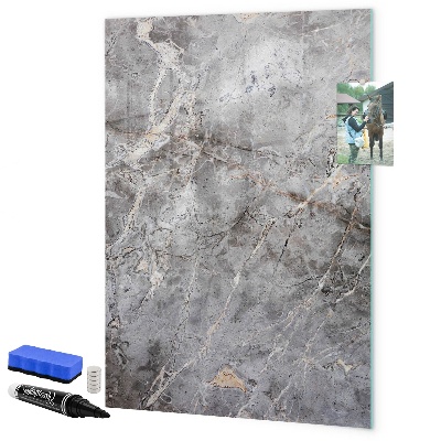 Dry erase board magnetic Memo board with magnets and photos