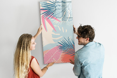 Magnetic dry erase board A colorful board for photos and notes