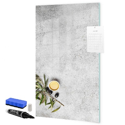 Dry erase board magnetic Modern board for notes and photos