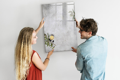 Dry erase board magnetic Modern board for notes and photos