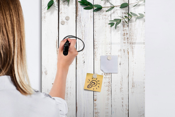 Dry erase board magnetic A creative space for memories and photos