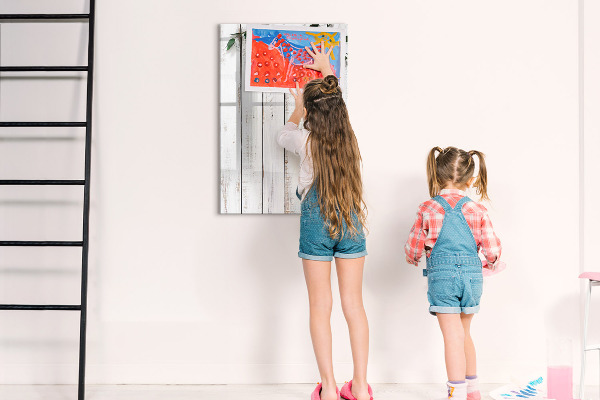 Dry erase board magnetic A creative space for memories and photos