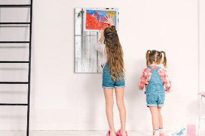 Dry erase board magnetic A creative space for memories and photos