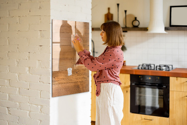 Dry erase board magnetic A cozy place for memories and photos